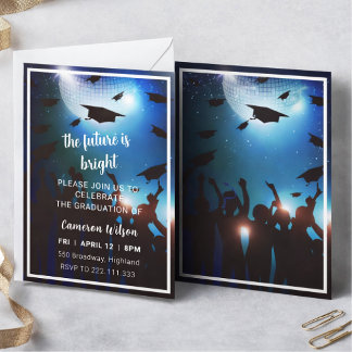 Elegant graduation party invitation