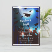 Elegant graduation party invitation (Debout devant)