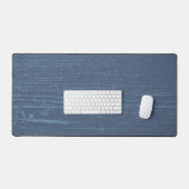 Élégant grain de bois bleu (Clavier et souris)