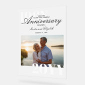 Élégant grand nombre 60e anniversaire de Mariage P (Angle)