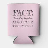 Elegant & Grappig Feit Bruidsjonker Voorstel Licht Blikjeskoeler (Voorkant)