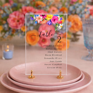 Élégant Gras Coloré Plan de table floral de mariag