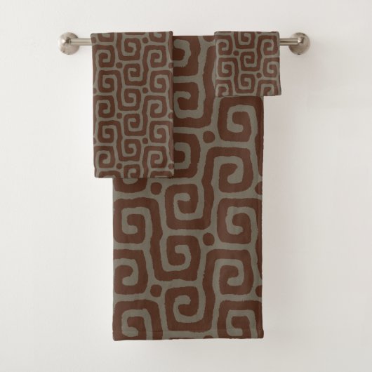 Elegant Gray &Brown Abstract Pattern (En situation)