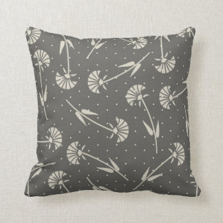 Elegant Gray en pasteelFloral Kussen