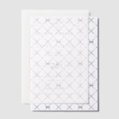 Elegant Gray Minimalist Wedding Invitation (Décalage (Invitation))