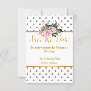 ELEGANT GRAY WHITE BLACK SPOT RESPONSE RSVP-KAART RSVP KAARTJE