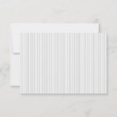 Elegant Grayscale RSVP Card (Dos)