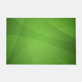 Elegant Green Abstract Deurmat