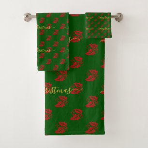 Élégant Green Custom Christmas Holly