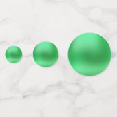 Elegant Green en Red Confetti (Achterkanten)