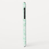 Elegant Green en White Marble Case-Mate iPhone Case (Achterkant/links)