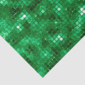 Elegant Green Folie Tissuepapier (Detail)