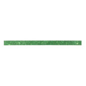 Elegant Green Glitter Kerstmis Ribbon Lint (Voorkant)