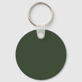 Elegant Green | Gold Afstuderen Pet Afstuderen toe Sleutelhanger (Achterkant)