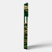 Elegant Green Gold Autumn Tree Tekening Case-Mate iPhone Case (Achterkant / Rechts)