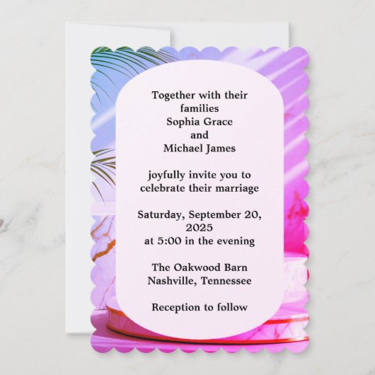 Elegant Green Leaves Natuur Design | Minimal Botan Kaart (Voorkant)