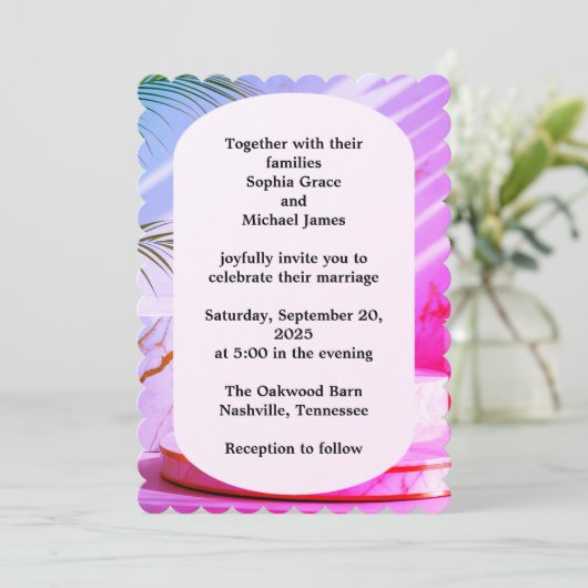 Elegant Green Leaves Natuur Design | Minimal Botan Kaart (Staand voorkant)