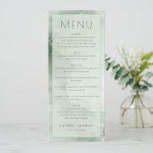 Elegant Green Menu Template (Debout devant)