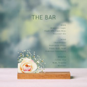 Elegant Green Minimalist Bar Menu (Neutre)