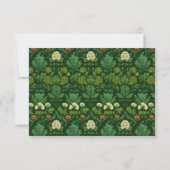 Elegant Green Minimalist RSVP (Dos)