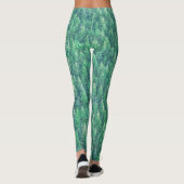 Elegant Green Pine Trees Artwork | Leggings (Achterkant)