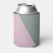 Elegant Green Pink Leather Monogram Blikjeskoeler (Blikje Achterkant)