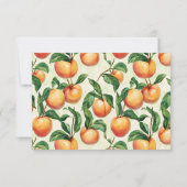 Elegant Green RSVP Card (Dos)