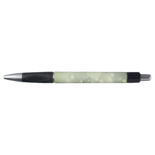 Elegant Green Sparkle personalized Weddenschap Bel Pen (Voorkant)
