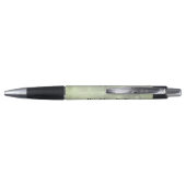 Elegant Green Sparkle personalized Weddenschap Bel Pen (Achterkant)
