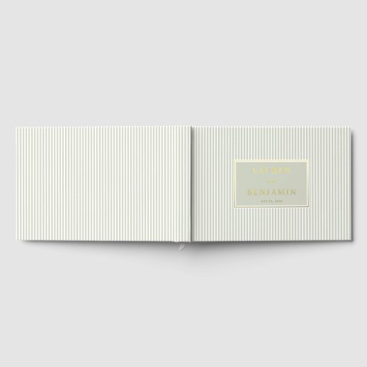 Elegant Green Striped Rectangle (Complet)