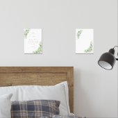 Elegant Greenery Botanical Wedding Invitation  Muurkunst Sets (Slaapkamer)