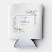 Elegant Greenery Foliage Wedding Koelbox Blikjeskoeler (Voorkant)