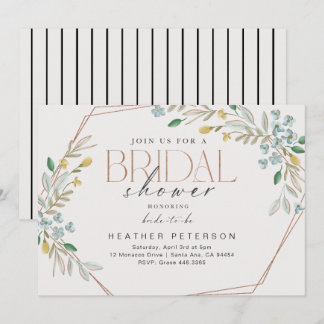 Elegant Greenery Kaart