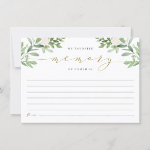 Elegant Greenery Mijn favoriete herinnering aan de