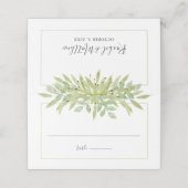 Elegant Greenery Wedding (Buitenkant ongevouwen)