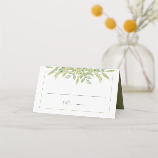 Elegant Greenery Wedding (Voorkant)