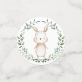 Elegant Greenery Woodland Greenery Animals Party Confetti (Kleine voorkant)