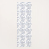 Elegant Grey and Blue Yoga Mat (Achterkant)