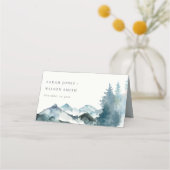 Elegant Grey Blush Blue Mountains Pine Weddenschap (Voorkant)