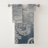 Elegant Grey et Taupe Royal Damask (En situation)