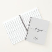 Elegant Grey Reflections Journal Notitieboek (Binnen)