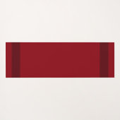 Elegant Grieks Patroon op Maroon Yogamat (Achterkant (horizontaal))