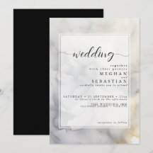 Elegant Grijs en Bord Gouden Zachte Wolk