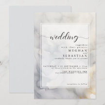 Elegant Grijs en Bord Gouden Zachte Wolk