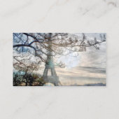 Elegant grijs en zwart stromende sinaasappel informatiekaartje (Achterkant)