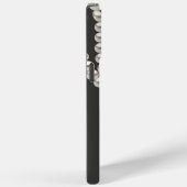 Elegant grijs Pearl ketting Case-Mate iPhone Case (Achterkant / Rechts)