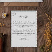 Elégant Gris et Mariage Argent Bells Merci