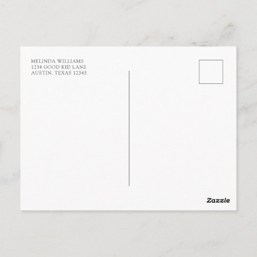 Elégant Gris Or 1ère Sainte Communion Invitation (Dos)