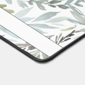 Elégant gris vert clair Feuille aquarelle (Coin)