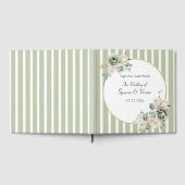  & Elegant Groen & Goud Micro Wedding Gastenboek (Volledig)